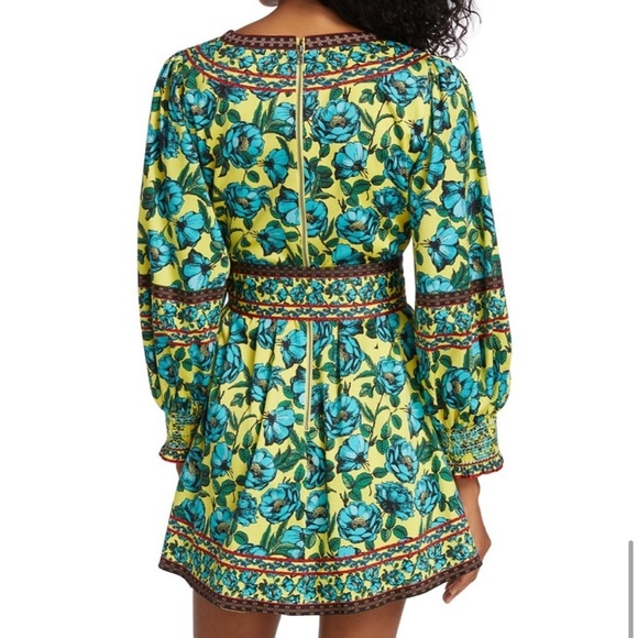 Alice + Olivia Simona Mini Wrap Dress Size 6 - Picture 4 of 16